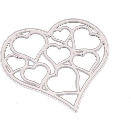 2020 New Arrival Heart Metal Cutting Dies Stencils for DIY Scrapbooking/photo Album Decorative Embossing DIY Paper Cards
