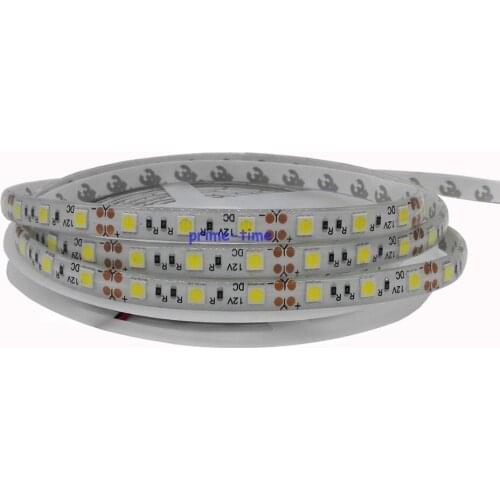 16.4FT 5050 SMD Nature White 4500K 300Leds Waterproof IP65 Flexible LED Strip Light 60LEDS/M 12V