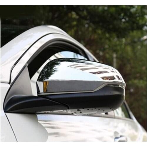 ACCESSORIES FIT FOR Honda HR-V / VEZEL 2014 2015 2016 CHROME SIDE MIRROR COVER TRIM MOLDING CAP OVERLAY GARNISH FOR HRV 2PCS