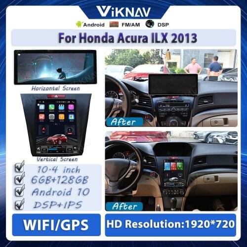 Android Car Radio for Honda Acura ILX 2013 Vertical and Horizontal screen Car GPS navigation stereo 2 Din multimedia player