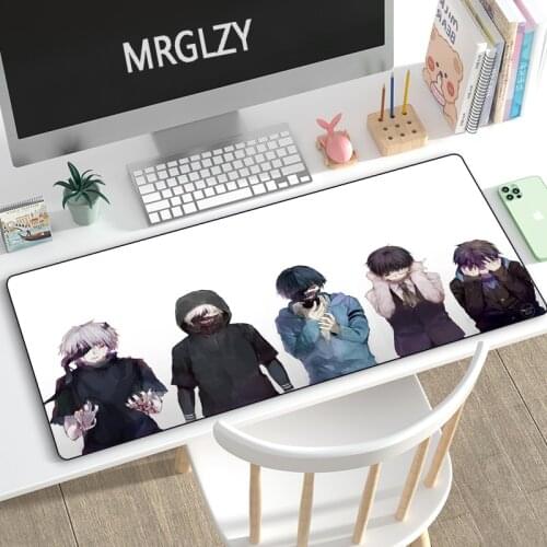 MRGLZY Hot Sale Tokyo Ghoul kaneki ken 40*90CM Large Mouse Pad Hot Anime Gaming Peripheral MousePad Computer Accessories DeskMat