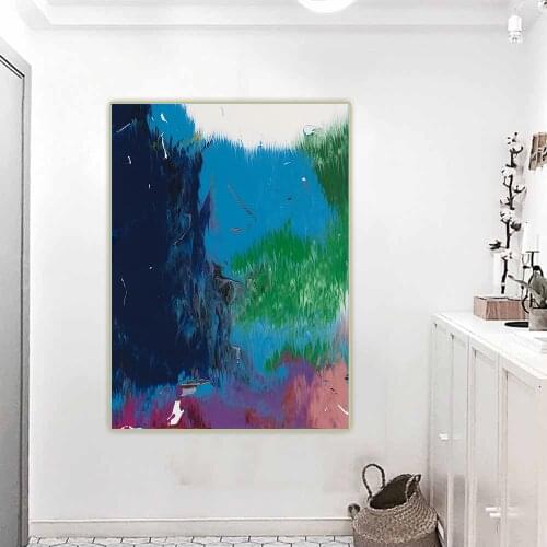 Citon Gerhard Richter《Untitled.2008》Canvas Art Oil Painting Artwork Poster Picture Wall Background Decor Home Decorations