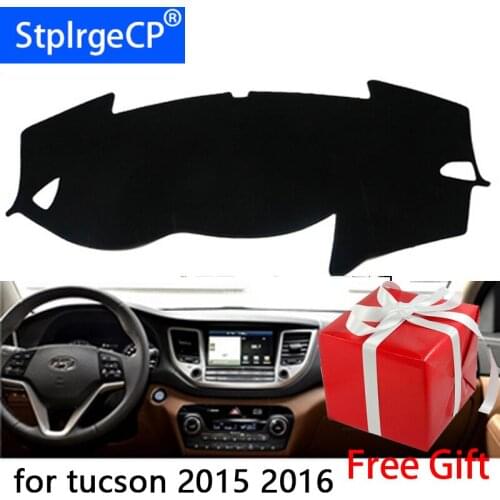 For Hyundai Tucson 3rd 2016 2017 2018 Car Styling Dash Mat Dashmat Dashboard Sticker Cover Sun Shade Dash Board Cover Carpet