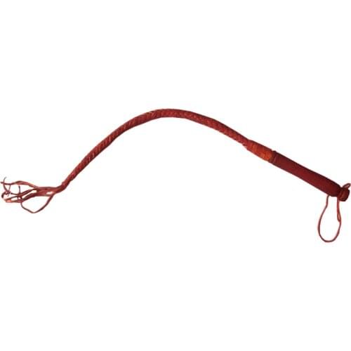 LOCLE 70cm High Quality Hand Made Braided Riding Whips for Horse Racing Genuine Bull Leather Equestrian Horse Whip Riding Crop