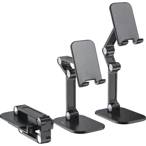 Portable Mobile Phone Desktop Support Creative Folding Lazy Retractable Metal Mobile Phone Support Telescopic Bracket