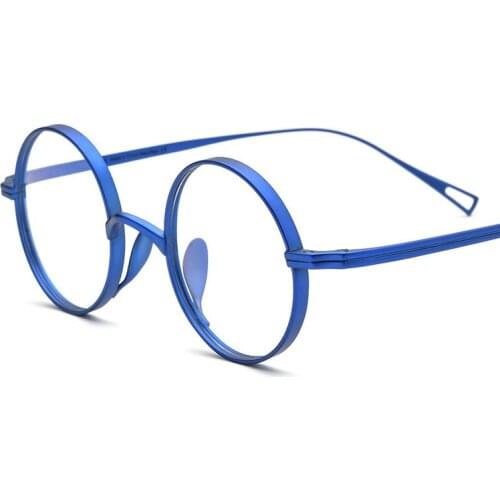 Titanium Small Round Glasses Men Women Vintage Optical Eyeglasses Frames Retro Glasses Frame Myopia Reading Eyewear Oculos