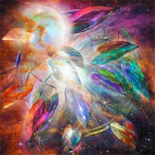 YNX new 5D diamond painting round diamond cross stitch square diamond DIY color abstract painting diamond painting