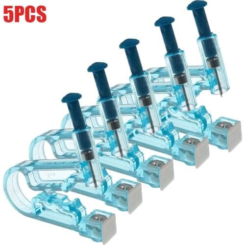 1/5Pcs Set Ear Piercing Gun Kit Asepsis Disposable Healthy Safety Earring Piercer Tool Machine Kit Studs Nose Lip Body Jewelry