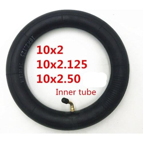 10 inch electric scooter with 10x2 / 2.125 / 2.25 / 2.50 thick butyl rubber inner tube accessories Inner Tube For Tricycle Bike