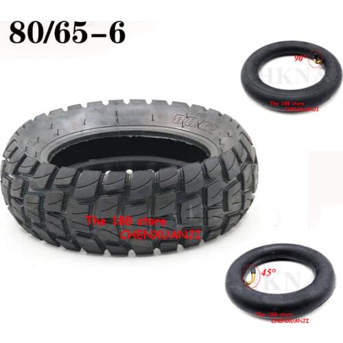 80/65-6 Inner Outer Tyre for Electric Scooter E-Bike 10x3.0-6 Thicken Widen Hard Wear-resistant Road Tires Inner Tubes