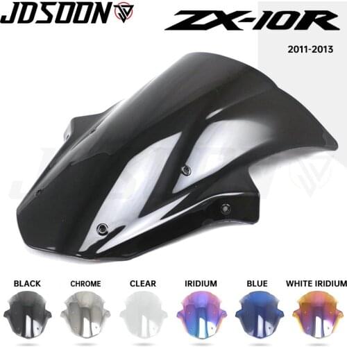 Motorcycle Windscreen Windshield Windshield Deflector Motorcycle Accessories for Kawasaki ZX10R ZX 10R 2011 - 2015