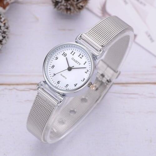 Best selling France Womens Casual Quartz Mesh Belt Watch Analog Wrist Watch For Women 2020 laides relogio feminino Dropshipp S