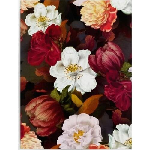 Home Decor Canvas Hd Print Vintage Posters Vibrant Flowers Painting Botanical Modern Wall Art For Living Room Modular Picture