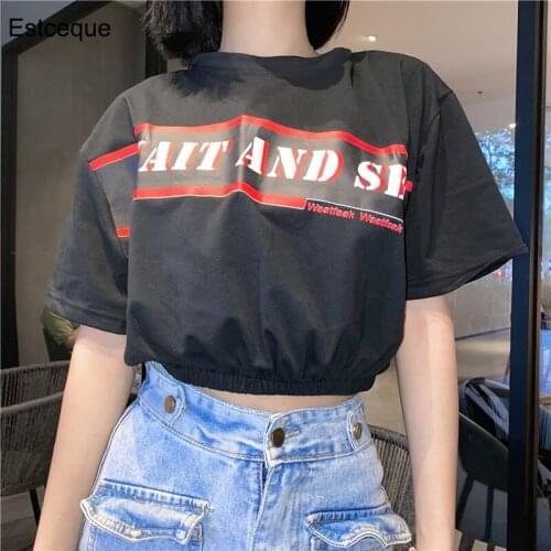 Женские хлопковые футболки Estceque China At AliExpress