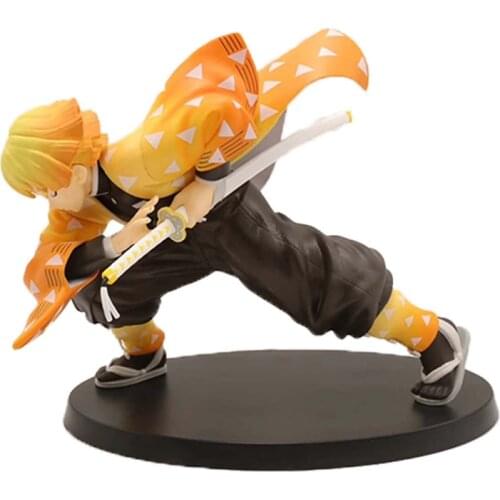 Demon Slayers Blade Anime Figure 15cm Kitchen Door Tanjiro Pvc Nidouzi Movable Decoration Model Toys Figurines Movie Collection