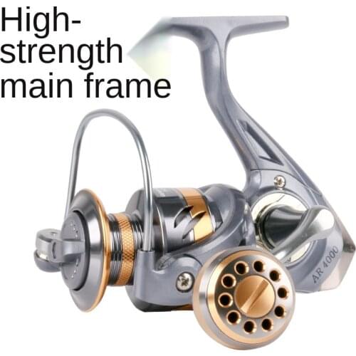 NO SHIMANO NO DAIWA Fishing Spinning Reel Metal Spool Sea Tackle Carp Fishing Reel Send Gift A Bag of Soft Insect Bait(30PCS)