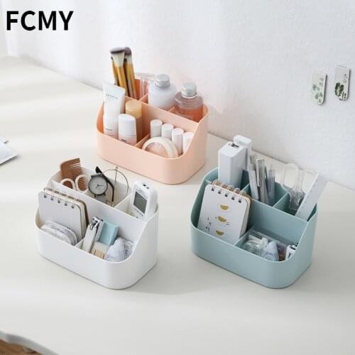 Desktop Office Organizer Pen Holder Makeup Storage Box School Office Accessories Stationery Organizer Storage Pencil Holder
