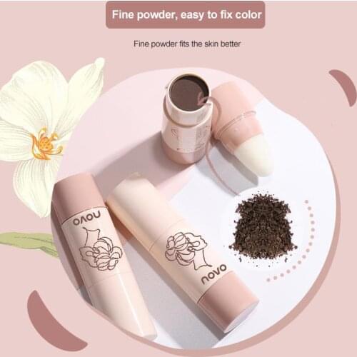 NOVO Hairline Powder Filling Shadow Nose Shadow Repairing Waterproof Sweat-proof Long-lasting Disposable Hairline Powder TSLM2