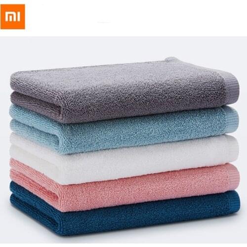 Original Xiaomi Youpin Towel 100% Cotton Strong Water Absorption Sport Bath Wash Soft Towels Durable Skin-friendly Facecloth