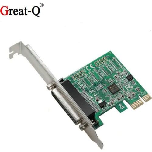 PCI-E PCI Express Parallel DB25 25Pin Printer LPT pci-e Riser Card with AX99100 Chipest