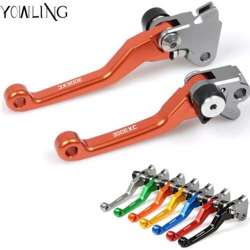 Motocross CNC Pivot dirt Bike Brake Clutch Lever Handle For 300EXC 300 EXC (SIX DAYS) 2014 2015 2016 300EXC