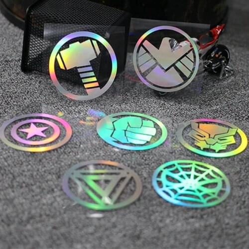 Car Styling Vinyl Classic Film Hammer Star Spider Web Automobile Motorcycle Oil Tank Helmet Laptop Stickers