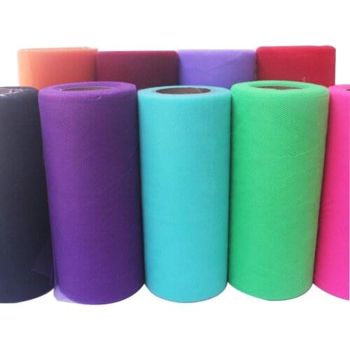 Tulle Roll Net organza fabric DIY craft girl tutu skirt doll accessories Wedding party decrotion
