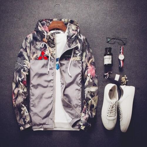 2021 Spring Autumn Mens Mitsubishi Motors Jacket Camouflage Windbreaker Popular Male Fashion Casual Slim Fit Coat Men Clothing