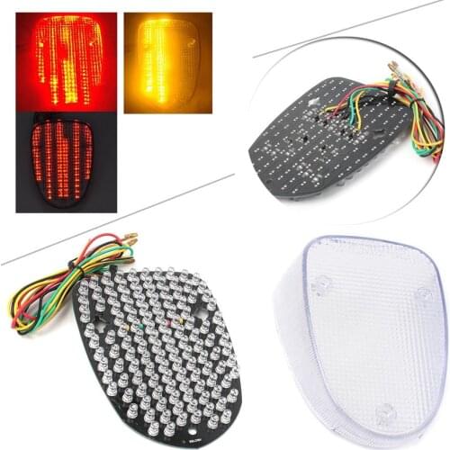 Integrated Taillight Rear Tail Light For YAMAHA Royal Star XVZ1300 /VStar 650 1100 /Road Star XV1600 Turn Signals Lamp E-Mark