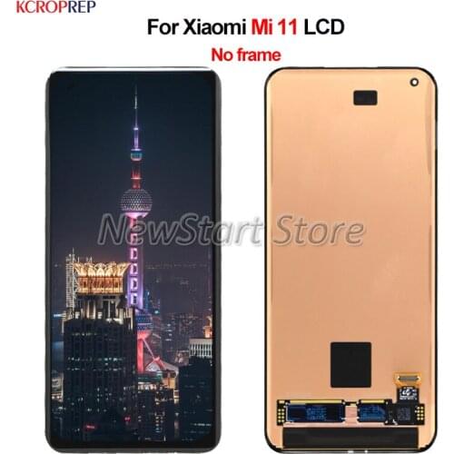 For Xiaomi Mi 11 LCD Display Touch Screen Digitizer Assembly 6.81" For Xiaomi 11 lcd Replacement Accessory Parts 100% Tested