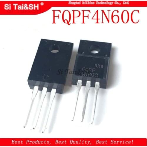 10pcs/lot FQPF4N60C TO-220 4N60C 4N60 TO220 new MOS FET transistor
