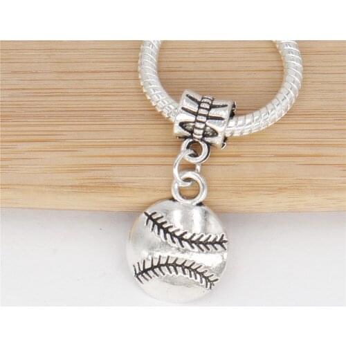 12pcs Retro Beads Pendants Fit for Pandora Style Bracelet Charms Necklace DIY Jewelry Making