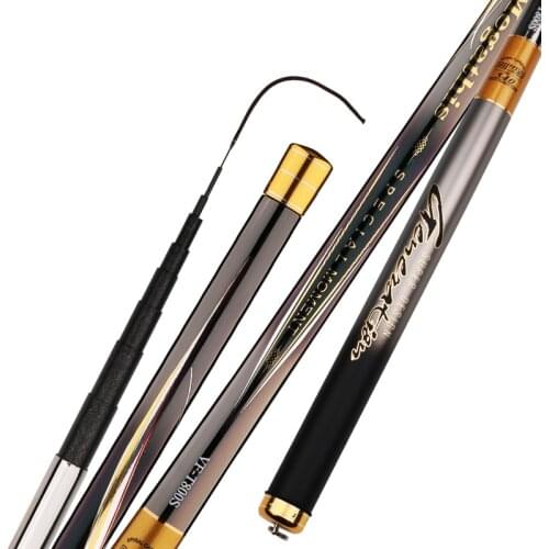 3.6/4.5/5.4/6.3/7.2m Hand Rod Short Section Carp Fishing Poles Carbon Fiber Stream Fishing Canne De Pesca Fishing Tackle