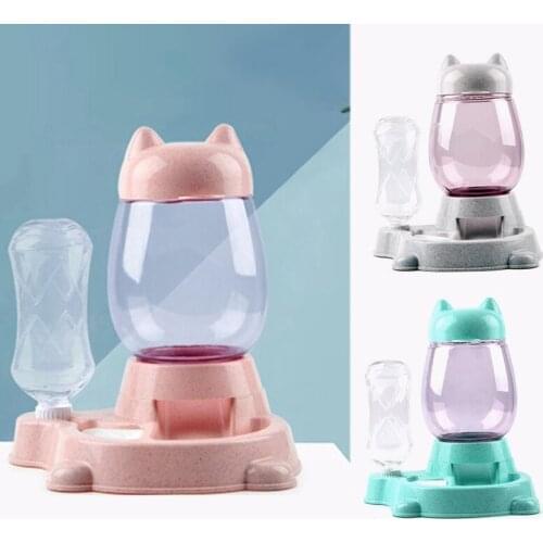 Hot Pet Automatic Feeder Cat Dog Food Dispenser Water Drinking Bowl Feeding Dispenser Pets Supplies