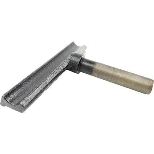 Anti-corrosion Alloy One-piece Casting Length 15cm/5.91'' Woodworking Turning Tool Holder Suitable for Woodworking Lathe