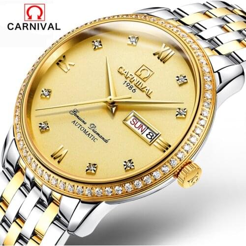 2017 Fashion Men Mechanical Watch Top Brand Luxury Stainless Steel Automatic Mechanical Skeleton Wristwatch Relogio Masculino