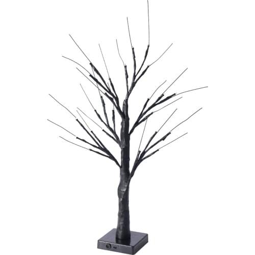 Birch Light Tree Halloween Decor Led Birch Light Tree Tabletop Ornament Tree Party Supplies Christmas Halloween Decorations