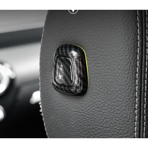 For Mercedes Benz A B GLE GLS GLB Class W177 W167 W247 2019 2020 Car Accessories Headrest Lifting Button Adjusting Cover Trim