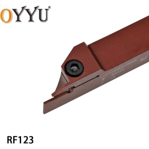 RF123 RF123E1212-2T12 RF123G1616-3T20 RF123H2020-4T25 RF123E2525-2T17 External Grooving Turning Tool Holder CNC Lathe Cutter