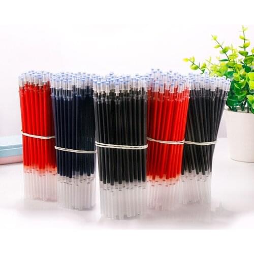 Bold 0.5mm bullet neutral gel pen refill full needle refill gel pen universal refill factory wholesale