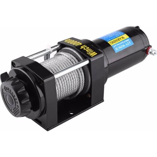 Hot Sale Professional 4000lbs Electric Recovery Winch Tools Kit ATV Trailer Truck Car DC 12V Remote Control Winch Tools