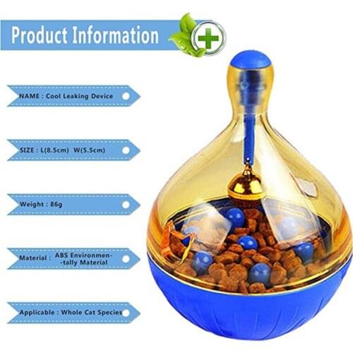 Pet Dog Interactive Toy Funny Tumbler Shape Smart IQ Food Balls Cat Dispenser Playing Training Leakage Puppy Exercise Dog Bowls