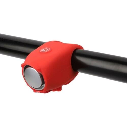 Electric Bike Bell Cycling Bicycle Horn Rainproof MTB Handlebar Silica Gel Shell Ring Bike Bell Bicycle Accessories