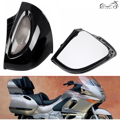 Left&Right Rearview Side Mirrors Smoke Lens For BMW R1100 RT R1100 RTP R1150 RT Special Edition ABS