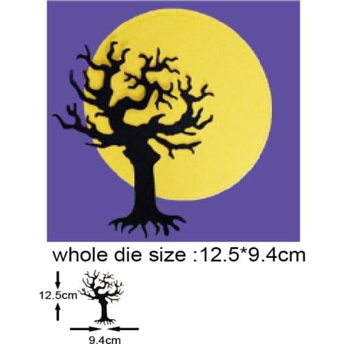 Holloween Tree Metal Cutting Die Stencils for DIY Scrapbooking Album Decorative Embossing Hand-on Paper Craft Cards