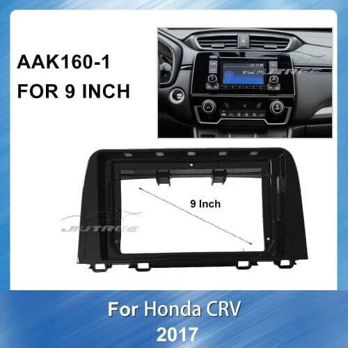 Car refitting frame Panel Dash Kit Fascia Radio Frame Audio frame for Honda CRV 2017 Panel Dashboard ABS plastic Installation