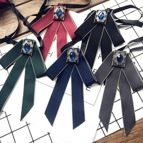 New Korean Streamer Bow Tie British Mens Wedding Jewelry College Style Shirt Accessories Collar Flower Fashion Handmade Bowtie