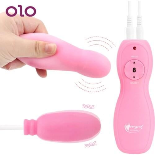 OLO G-Spot Bullet Vibrators Jumping Egg Remote Control Clitoris Stimulator Vagina Balls Sex Toys for Women Vibrating Dildo
