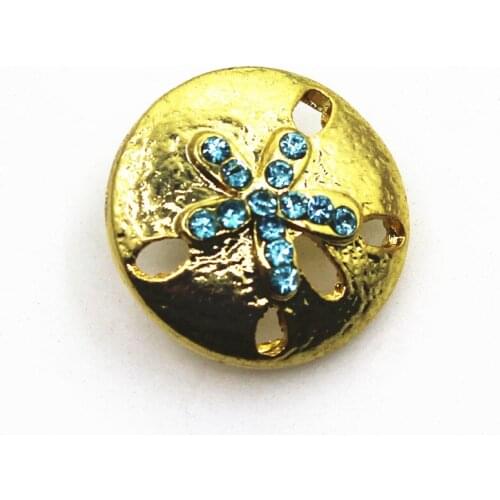 Wholesale 10pcs/lot Crystal starfish Snap Buttons fit 18mm Snap Necklace charms Bracelet Bangles DIY Jewelry Snap Pendant Charms