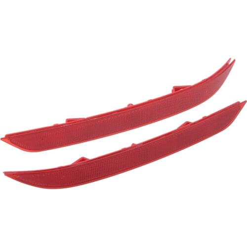 DWCX 1 Pair Rear Bumper Reflector Fit For Honda Accord EX EX-L LX Sport Touring Hybrid SE 2017 2016 33505T2AA11 33555T2AA11